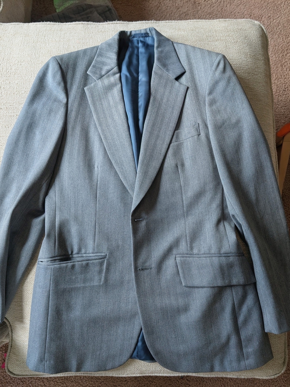 Classic Men's Gray Blazer - Versatile Tailored Suit Jacket